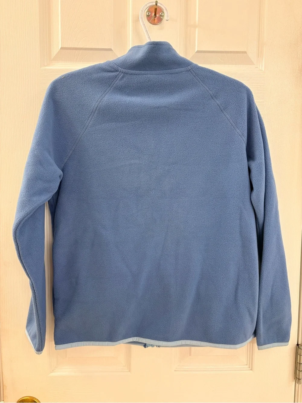 NWT Girls Light Blue Full-Zip Fleece Jacket